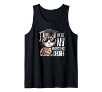 Humour Universitaire Meowsters Degree Débardeur