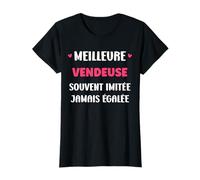 Humour vendeuse Fille Original départ Meilleure vendeuse T-Shirt