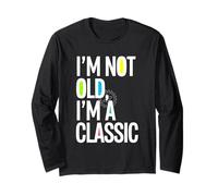 Humour Vieillir Anniversaire Vintage Drôle Manche Longue