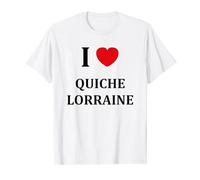 Humour yaourt drôle Humour j'aime la Quiche lorraine T-Shirt