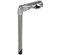 Humpert ERGOTEC stem Kobra Vario Tu. Pole 22.2/25.4, 300/90mm AL356.2/Stainless Angle Adjustable Silver