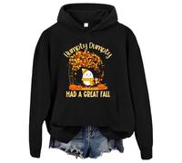 Humpty Dumpty Had A Great Fall Sweat à capuche à manches longues unisexe, Noir , 3XL