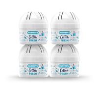 HUMYDRY Mini 75 g Cotton Fresh Lot de 4 déshumidificateurs absorbent l'humidité pour petits espaces, anti-humidité sans goutte, idéal pour tiroirs, armoires et étagères à chaussures