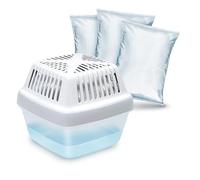 HUMYDRY - Pack Premium Plus 450 g + 3 recharges - Parfum neutre - Appareil anti-humidité réutilisable - Réduit la condensation et les odeurs - Idéal pour les espaces fermés - Sans électricité