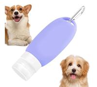 Hund Ernährungssonde - 5.39 Inches Bouteille De Voyage En Silicone | Ouverture Large Bouteille D’Alimentation Portable - 90 Ml Pratique Pour Shampooing Bain Voyage Animaux Utilisation Sûre Adapté