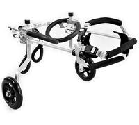 Hund Haustier Rollstuhl, Hund Rollstuhl 2-Räder Für Hinterbeine Haustier Katze Hund Rollstuhl Hinterbein Rehabilitation ( X)