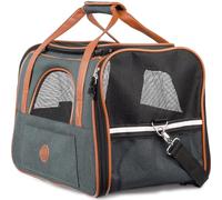 HUND IST KÖNIG® Sac de transport pour chien jusqu'à 6,5 kg - Robuste et indéformable - Sac de transport pour chien - Pliable et facile à ranger