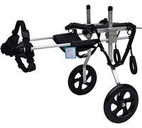 Hunde-Kinderwagen, verstellbar, Aluminium, behinderter Hund, unterstützter Spaziergang, Auto, Gehhilfe für Hunde, Rehabilitation der Hinterbeine ( XL)