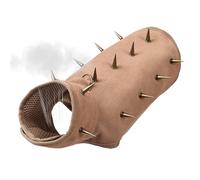 Hunde-Spikeweste | Verstellbares Hundegeschirr | Schutzweste mit abnehmbaren Spikes | für Training, Wandern, Spaziergänge, Sicherheit, Abenteuer, Patrouillen und Parkbesuche