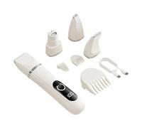 Hundepflegeset, 4-in-1 elektrischer, leiser Haustierrasierer mit LED und Digitalanzeige für Welpen, Haustiere, Dackel, Zuhause, Pfotenschneiden und Trimmen von Krallen im Innenbereich