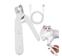 Hunderagelknipser | Avec lumière LED rechargeable centoWenail Trimmer | Robuste schneider coupe-soins infirmiers set pour couper les doigts des chiots - pour chiens et petits animaux