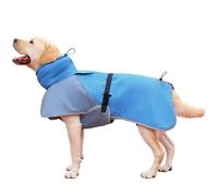 Hunderegenmantel Wasserdicht | Wintermantel Für Hunde Mit Kapuze ALS Schneejacke Und Poncho | Warme Haustierbekleidung Für Kleine, Mittelgroße Und Große Hund | Ideal Für Spaziergänge Bei Regen, Wind