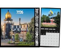 Hundertwasser Broschürenkalender Architektur 2026