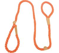 Hundetraining Leine tränenresistente elastische verstellbare Baumwollseile für große Hunde, die 5,6 Fuß orange rot gehen