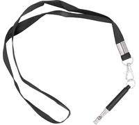 Hundetraining Pfeife einstellbarer Ultraschall -Schall -Barking -Kontrolle mit Lanyardblack Lanyard