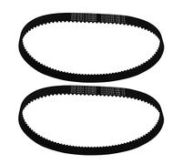 Hundnsney 2 PièCes Courroie de Courroie D'EntraîNement Accessoire Courroie Distribution D'EntraîNement HTD 535 5M 15 535-5M-15 pour Ceinture Remplacement VéLo éLectrique Scooter éLectrique