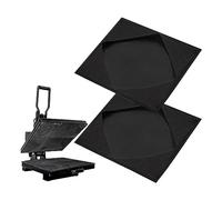 Hundnsney 2 Pièces de Couverture D'Enveloppe de Plateau de Presse à Chaud Protecteur Résistant à la Chaleur pour Protéger la Machine de Pressage à Chaud par Sublimation A Noir