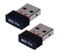 Hundnsney 2X Adaptateur RÉSeau WiFi Carte 802.11B/G LAN sans Realtek USB RTL8188