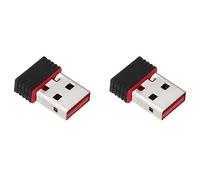 Hundnsney 2X Mini Cle USB WiFi Adaptateur LAN 802.11 /B Carte Reseau sans 150Mbps