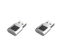 Hundnsney 2X Mini Lecteur D'Empreintes Digitales USB Scanner Biométrique pour Windows 10/11/Hello Dongle Ordinateurs Portables PC Clé de Sécurité USB