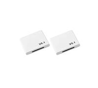Hundnsney 2X Récepteur Audio Bluetooth 5.1 30 Broches A2DP Musique Mini Adaptateur sans pour Haut-Parleur Analogique Jack 30 Broches Blanc