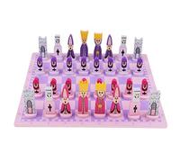 Hundnsney d'échecs de voyage avec échiquier éducatif et adulte Rose