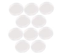 Hundnsney Lot de 10 petites capsules rondes en plastique transparent 30 mm