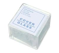 Hundnsney Lot de 100 lamelles transparentes pour microscope 22 x 22 mm
