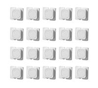 Hundnsney Lot de 20 serrures de porte pour réfrigérateur pour maison - Blanc - Sécurité enfant - Fermeture à loquet pour enfant - Pour enfant