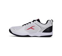 HUNDRED Homme Court Star Chaussure de Badminton, White/Black, 45 EU