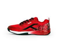 HUNDRED Homme Beast Max Chaussure de Badminton, Red/Black, 45 EU