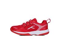 Hundred Homme Court Star Lightweight | X-Cushion Protection | Suitable for Indoor, Squash, Table Tennis, Basketball & Padel (Red/White, EU 35, UK 1, US 2)