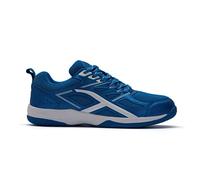 Hundred Xoom Chaussures de badminton professionnelles non marquantes pour hommes (Bleu/Blanc, Taille : UK 10/US 11/EU 44) polyester, semelle :