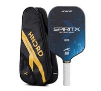 Hundred Spirit-X Xtend Power-Play Raquette de Pickleball | Noyau de 13 mm | Power-Play | avec Sac Gratuit (Noir/Marine)
