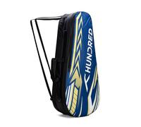 HUNDRED Urban Pod Badminton Kit-Bag (Royal Blue, Large) | Unisex | Material: Polyester | 3 Spacious Compartments | Double Zipper Closure