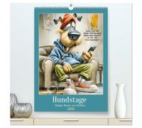 Hundstage. Bissiger Humor vom Feinsten (hochwertiger Premium Wandkalender 2026 DIN A2 hoch), Kunstdruck in Hochglanz: Ein urbaner Cartoon-Kalender, in ... großen Portion Sarkasmus durchs Jahr streunen