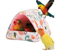 Hung Bird Bed - Protection contre le froid, nid d'oiseau chaud en hiver, hamac suspendu en velours | Nid de jouet mignon avec matériau en peluche pour inséparables, perruches et oiseaux de petite et
