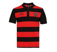 HUNGARIA Polo Supporter Rugby Club Toulon 2020/2021, Polo Manches Courtes Homme, Noir, XS