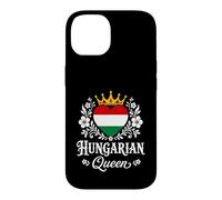 Hungarian Queen Hungary Flag Proud Hungarian Woman Coque pour iPhone 14
