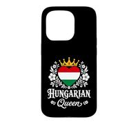 Hungarian Queen Hungary Flag Proud Hungarian Woman Coque pour iPhone 15 Pro