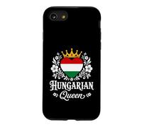 Hungarian Queen Hungary Flag Proud Hungarian Woman Coque pour iPhone SE (2020) / 7/8