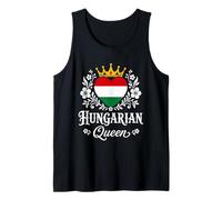 Hungarian Queen Hungary Flag Proud Hungarian Woman Débardeur