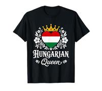 Hungarian Queen Hungary Flag Proud Hungarian Woman T-Shirt