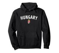 Hungary Hongrie Vintage Drapeau Hongrois Sweat à Capuche