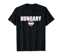 Hungary Hongrie Vintage Drapeau Hongrois T-Shirt