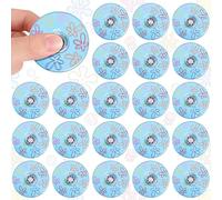 Hungdao Lot de 24 toupies sensorielles en vrac en forme de fleur de mer de 5,9 cm, pour fête d'anniversaire pour adulte, récompenses, prix de carnaval, jeu sensoriel