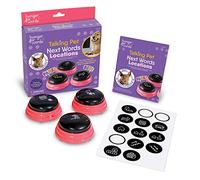 Hunger for Words Learning Resources Prochains Mots pour Chien Parlant: Lieux - kit de 3 Boutons avec Message enregistrable pour Chiens, Boutons de Communication pour Les Chiens
