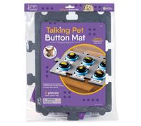 HUNGER FOR WORDS Tapis de rangement pour boutons parlants pour animaux - 33,5 x 45,7 x 1,5 cm