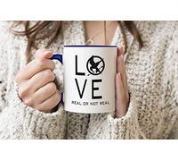 Hunger Games Symbol Love Blue Handle Mug Coffee Tea Mug 312ml Cup