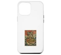 Hungry Cat Mangeant Des Nouilles Pad Thai Retro Asian Poster Coque pour iPhone 12 Pro Max